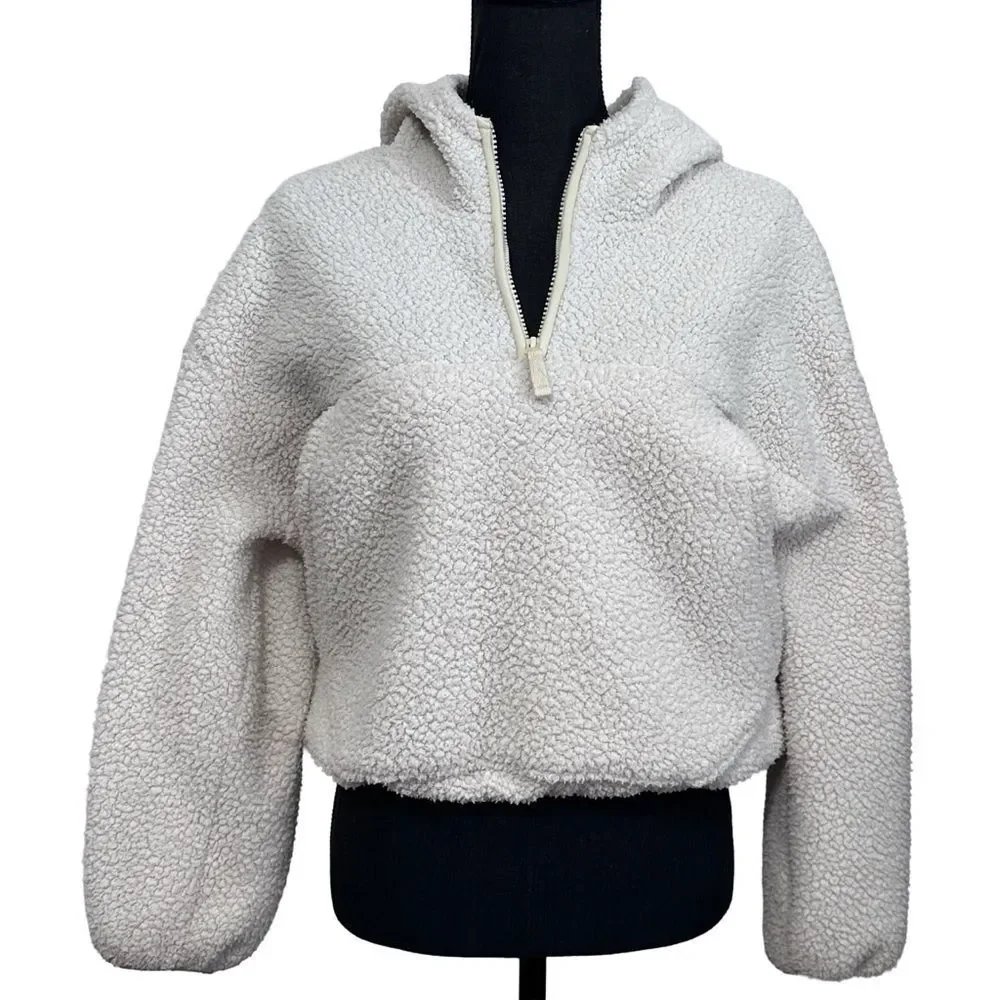 GAP KIDS Girl’s Sherpa Hoodie- Birch, SZ XXL‎ (14/16)